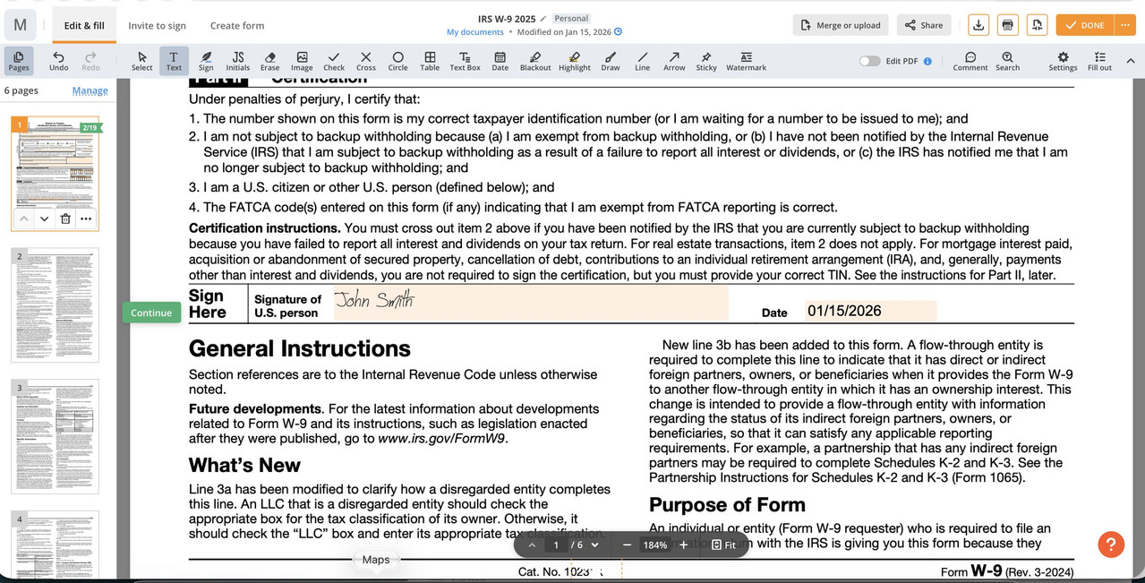 pdfFiller AI PDF Editor - AI-powered features