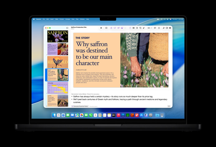 Apple Creator Studio Pro - Keynote updates