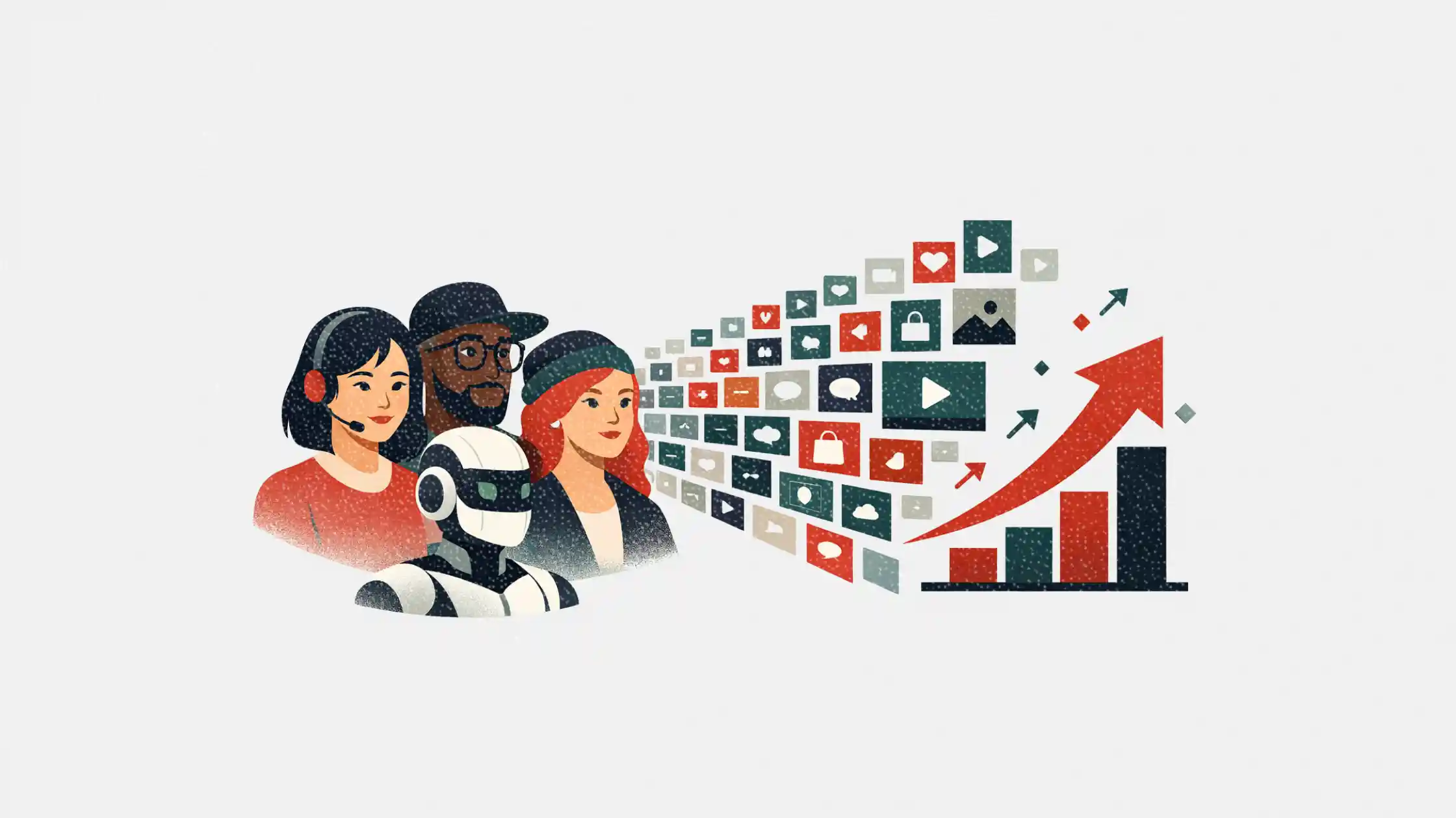 AI creators are scaling faster than humans according to data from Humanz