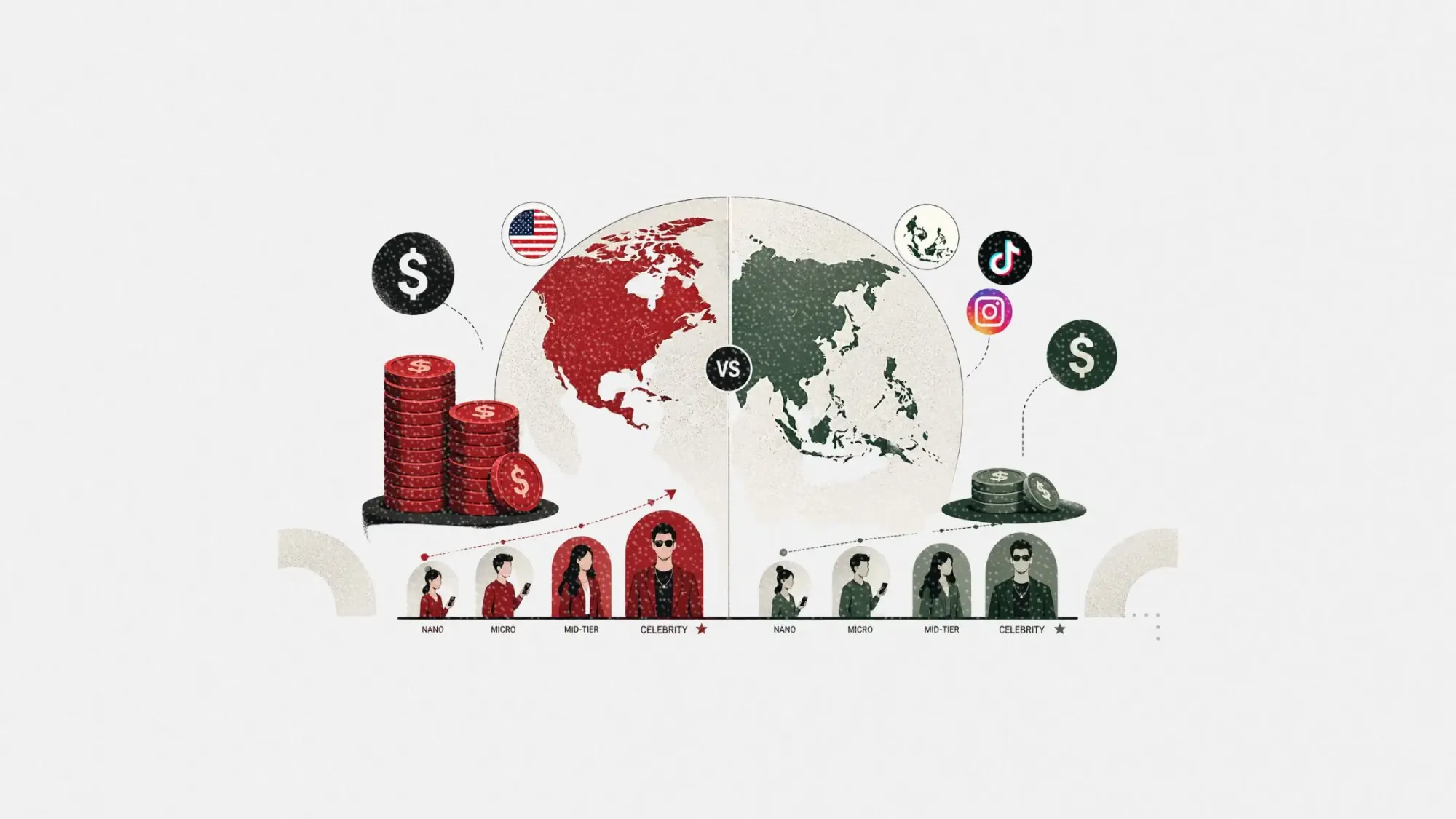 Influencer marketing cost: global vs Asia pricing breakdown (2026)