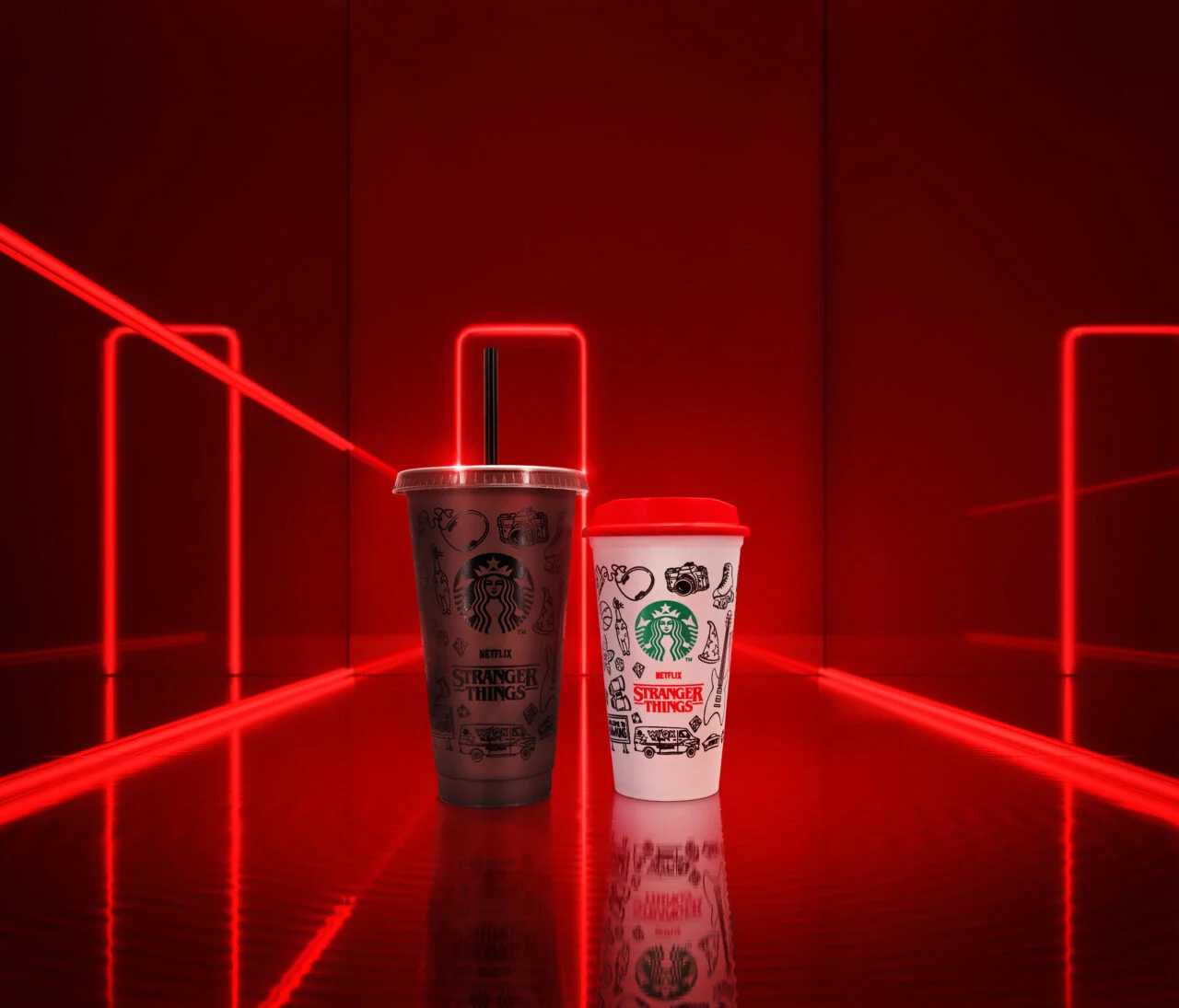 Starbucks IP brand collaborations: Stranger Things