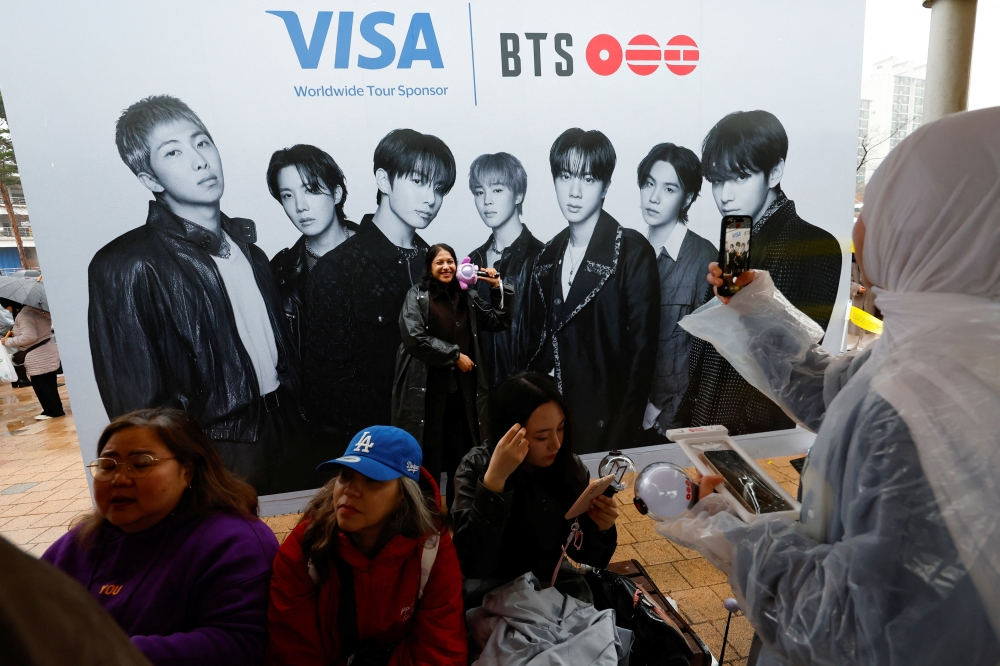 Visa and BTS World Tour ARIRANG sponsorship