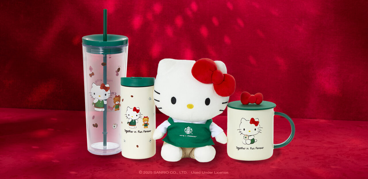 Starbucks IP brand collaborations: Hello Kitty