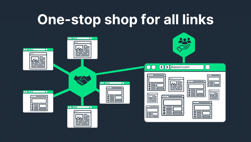 Bazoom - One-stop shop for all links