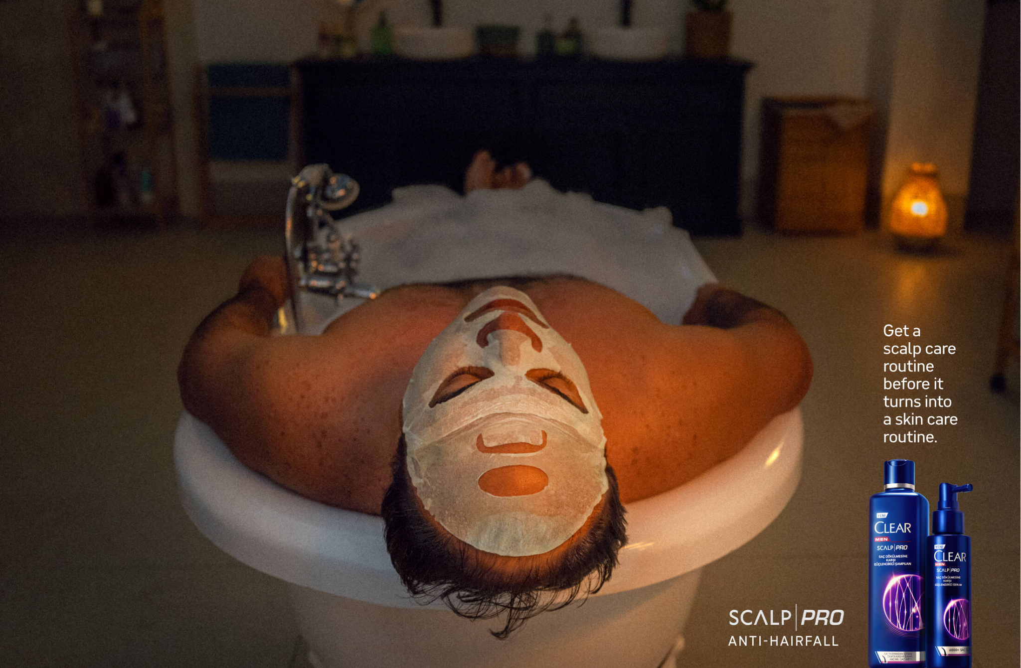 Clear targets hair loss apathy in Turkey with “Scalp before skin” campaign