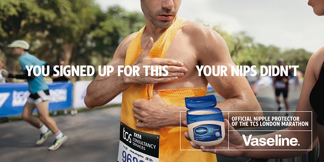 Vaseline the “Official Nipple Protector”