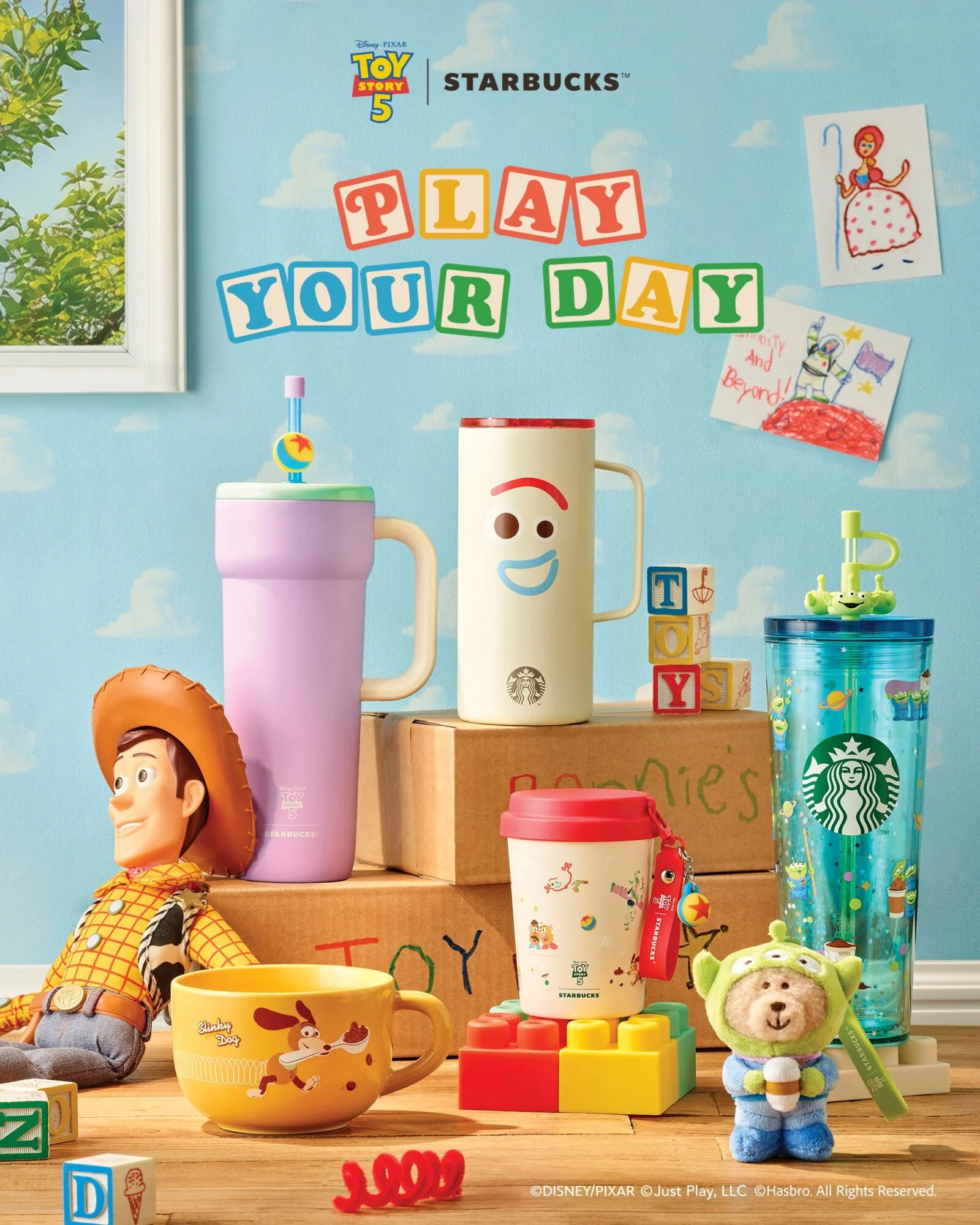 Starbucks IP brand collaborations - Toy Story