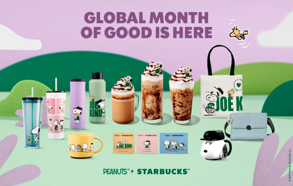 Starbucks IP brand collaborations - Peanuts