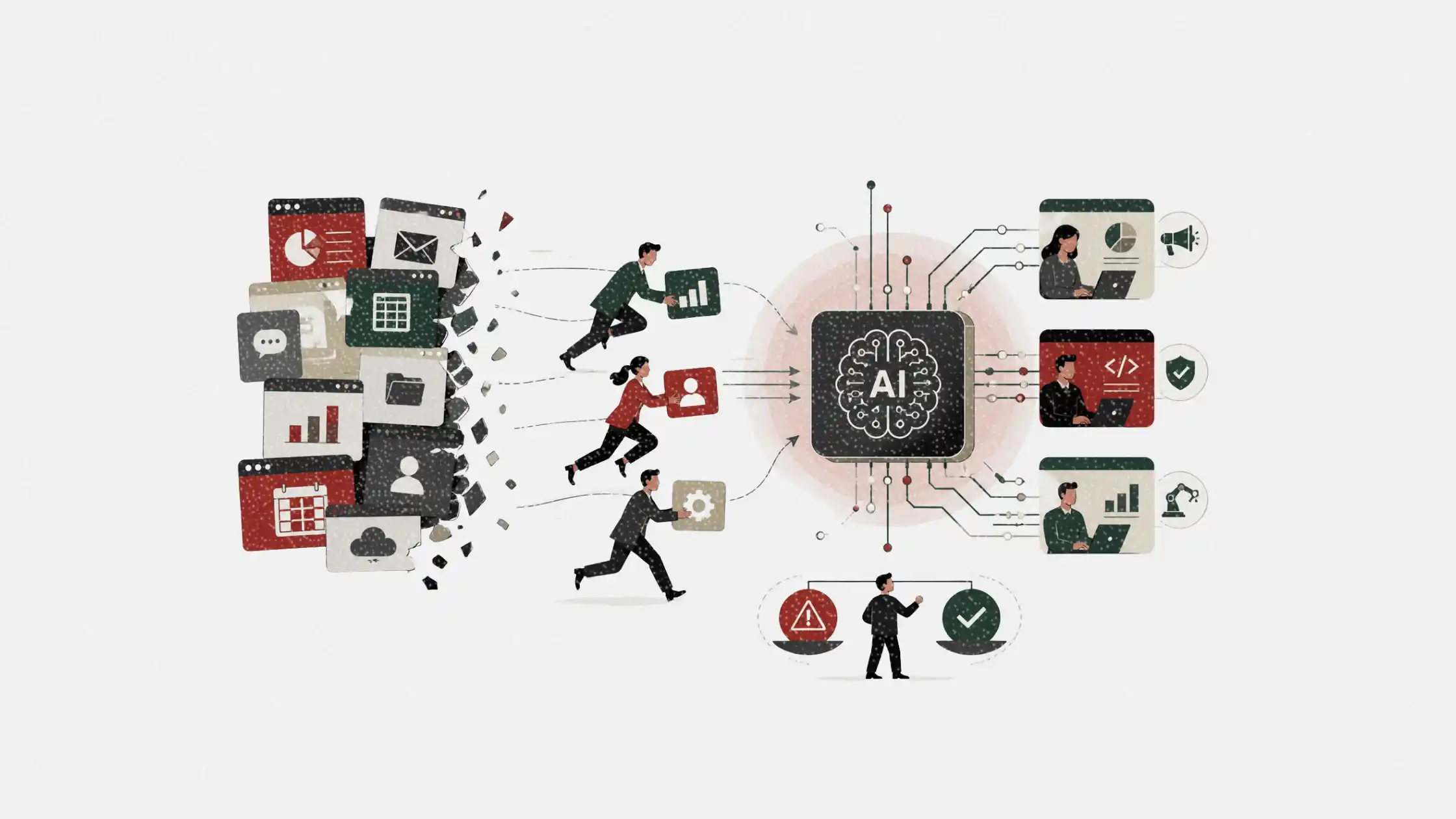 55% of businesses are consolidating software tools to adopt AI