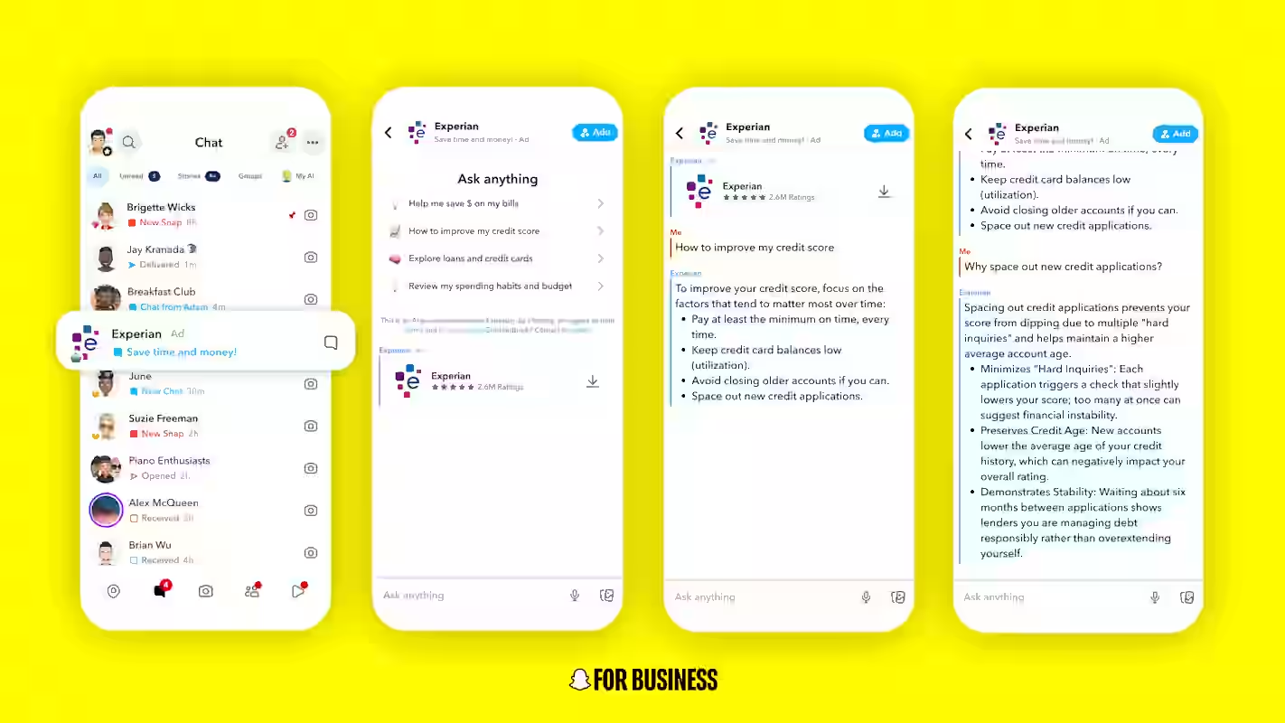 Snapchat launches AI Sponsored Snaps