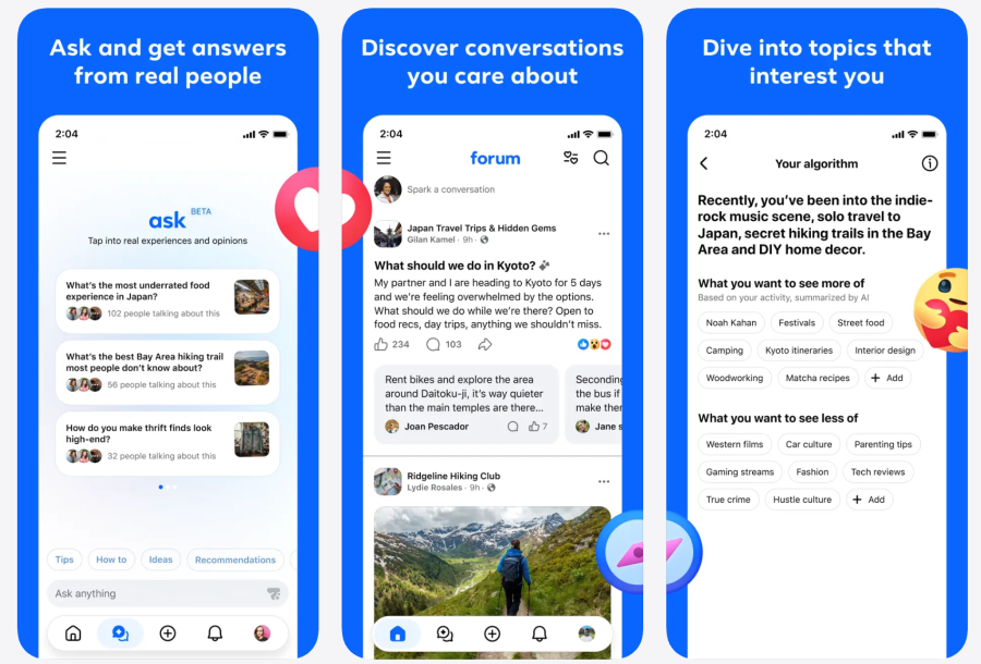 Meta's new Forum app