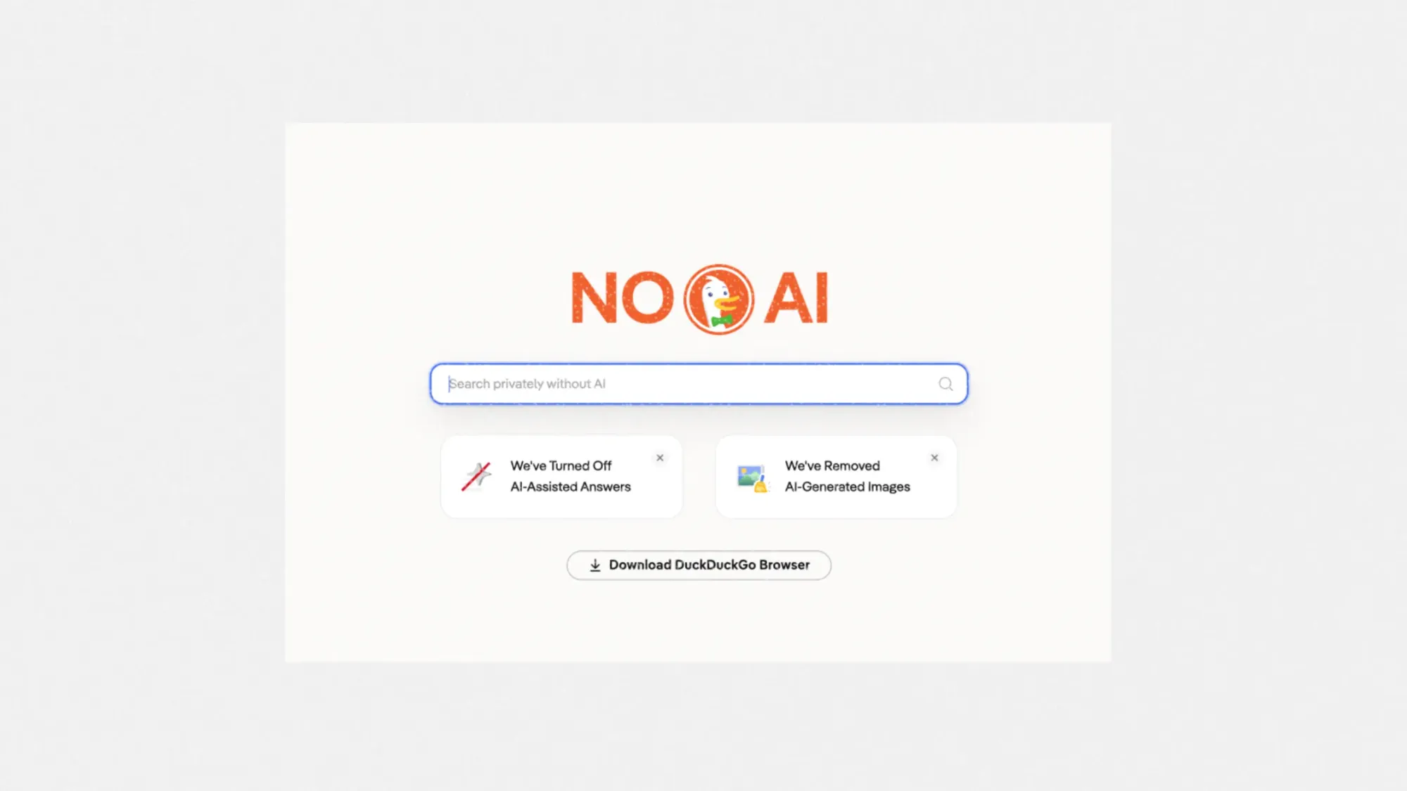 DuckDuckGo’s no-AI search gains momentum as users push back on AI-first search