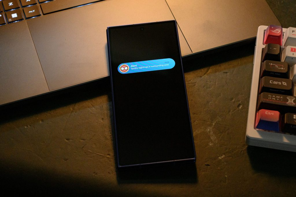 Spidey Tracker notification