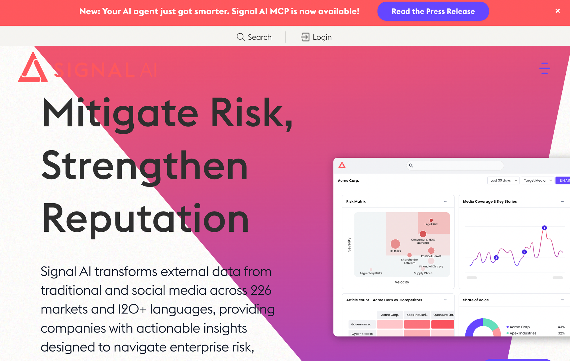 Best AI-powered PR tool - Signal AI