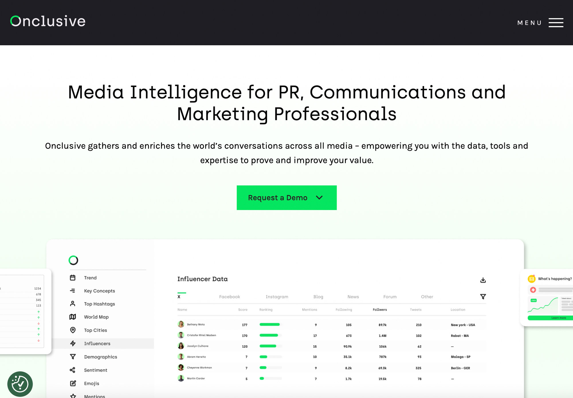 Best AI-powered PR tool - Onclusive