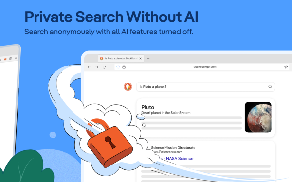 DuckDuckGo's no-AI search mode