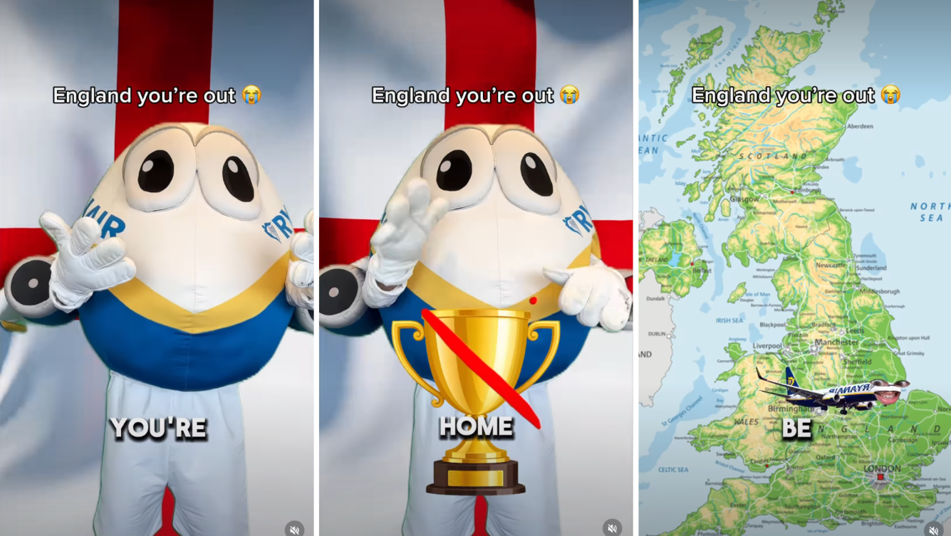 Ryanair post England loss consolidation