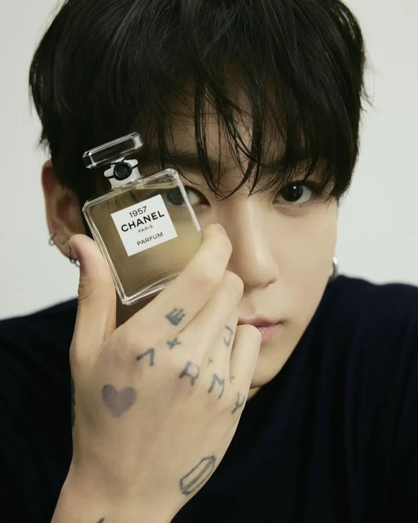 Jung Kook fronts Chanel 1957 L’Extrait