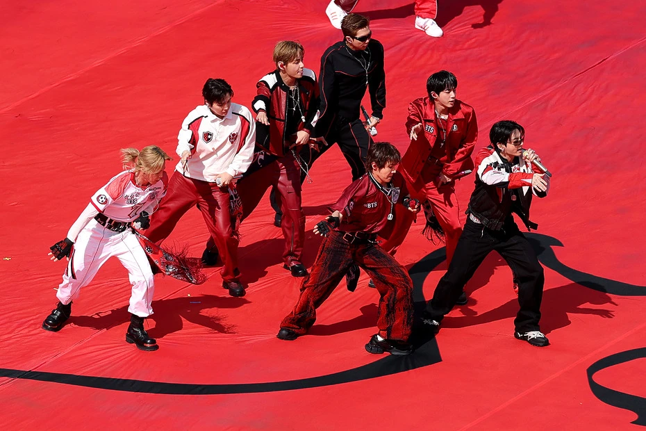 BTS outfit set for the world cup