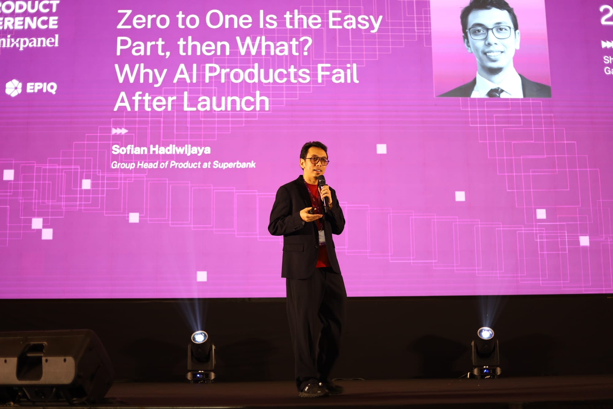 Superbank's Group Head of Product Sofian Hadiwijaya at IPC 2026