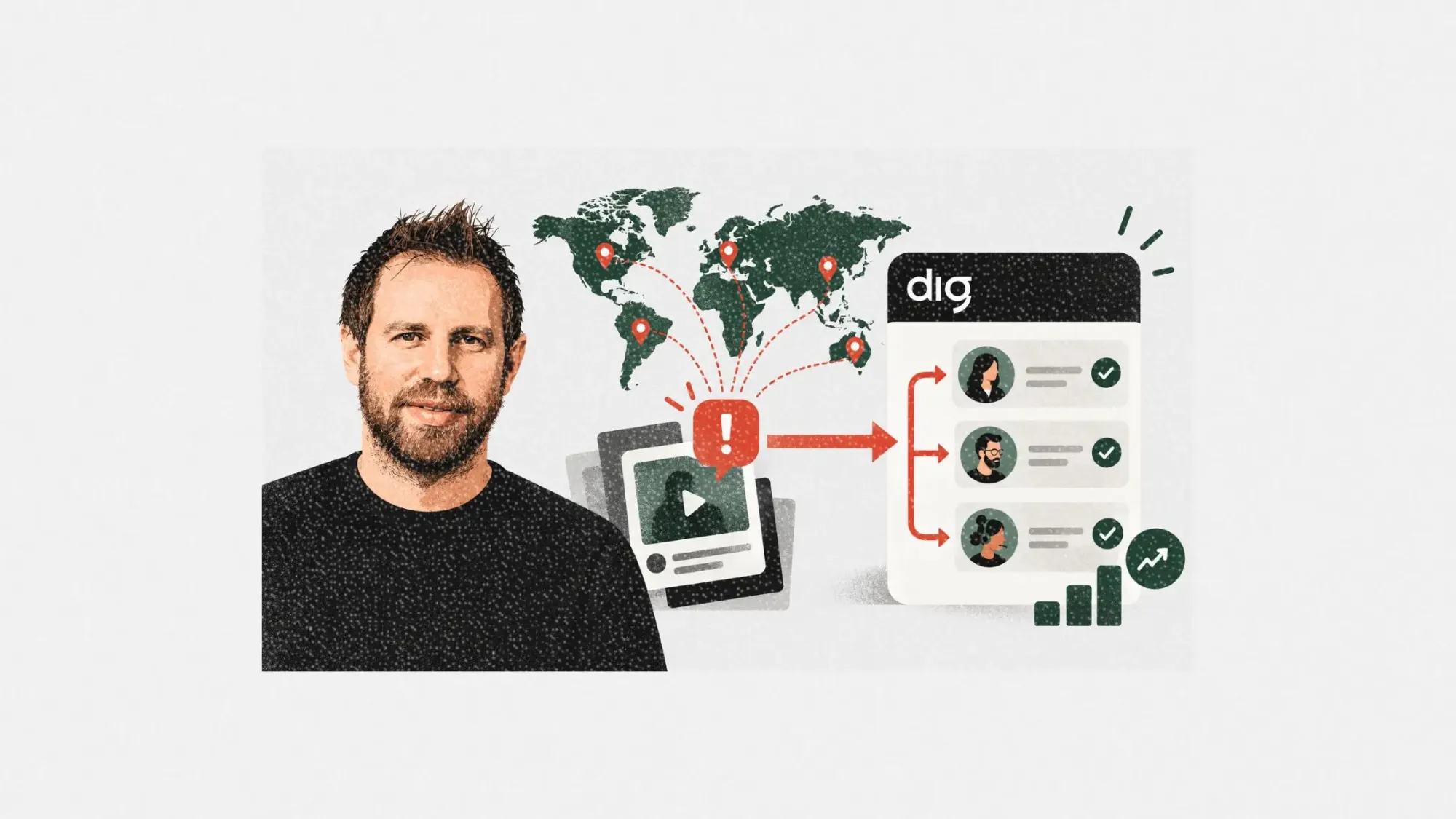 Most brand-monitoring tools stop at the alert. dig tried building past it.