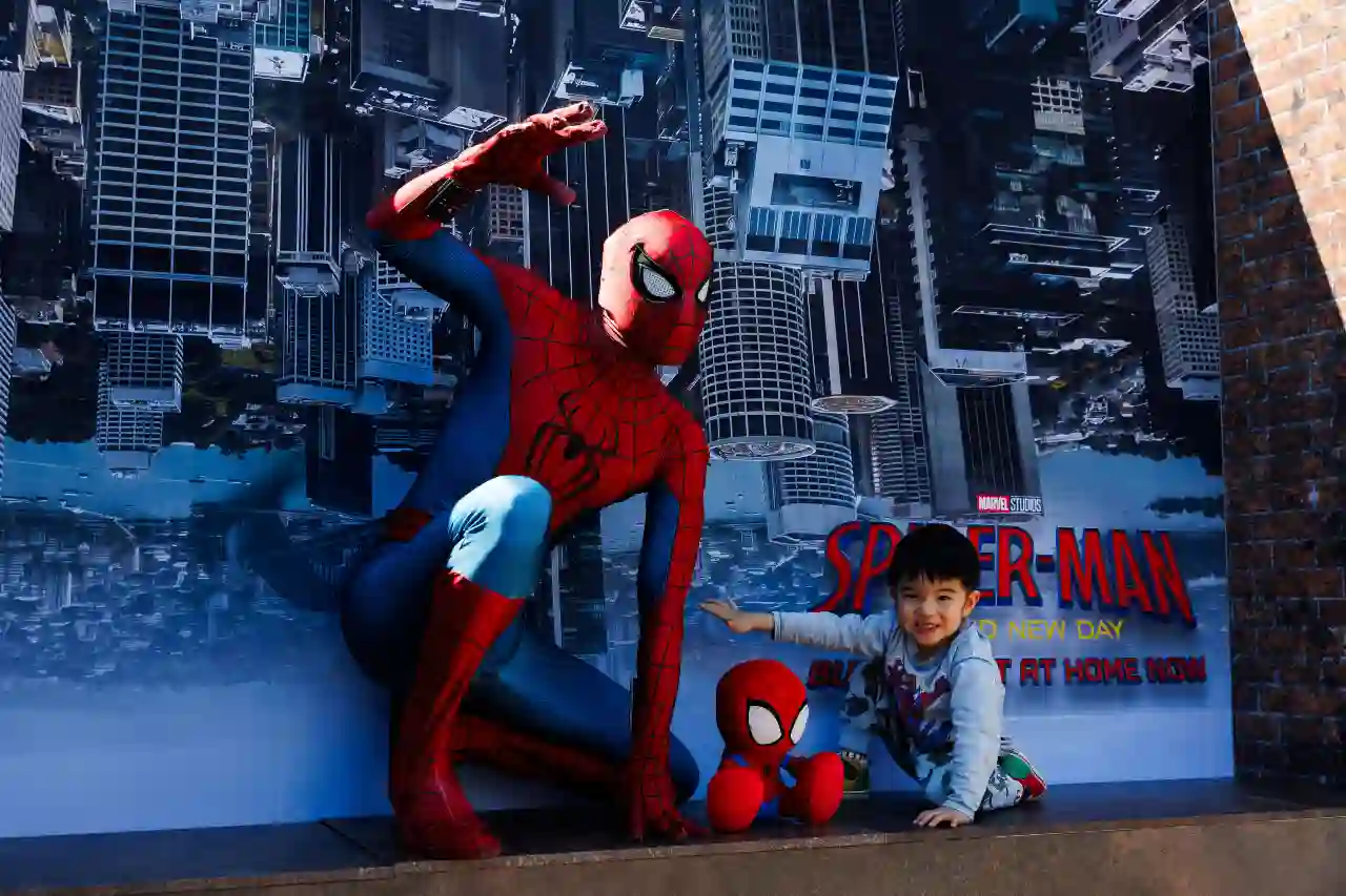 Spider-Man draws 1,500 fans to Sydney pop-up celebrating Brand New Day