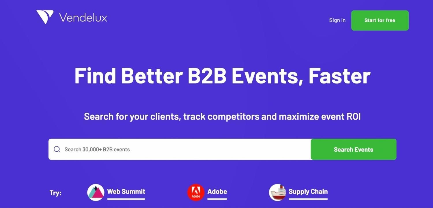 Vendelux pockets US$2.4M to arm event marketers with key intel