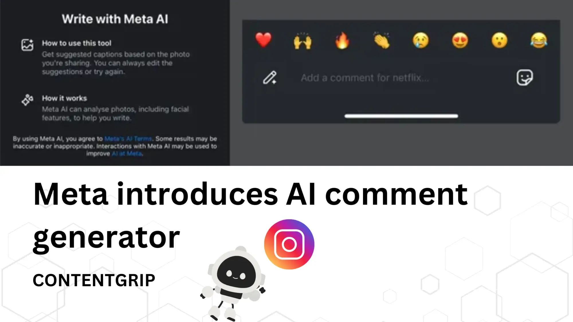 Meta introduces AI comment generator