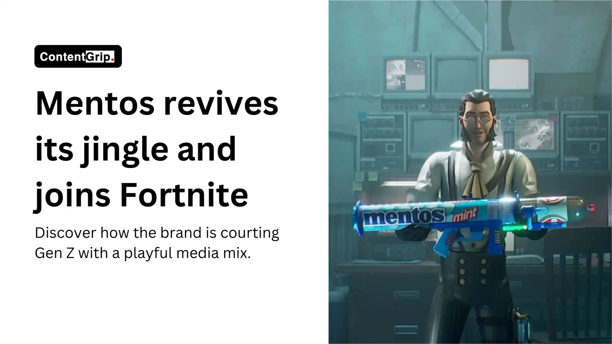 Mentos taps nostalgia and Fortnite game to reach Gen Z