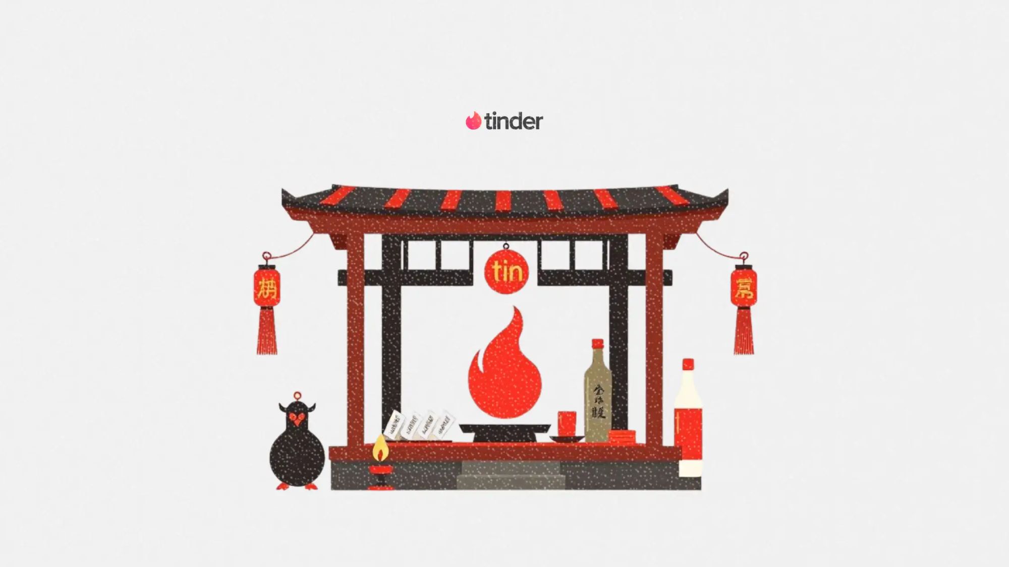 Tinder’s shrine-style pop-up lets Gen Z date with emotional clarity
