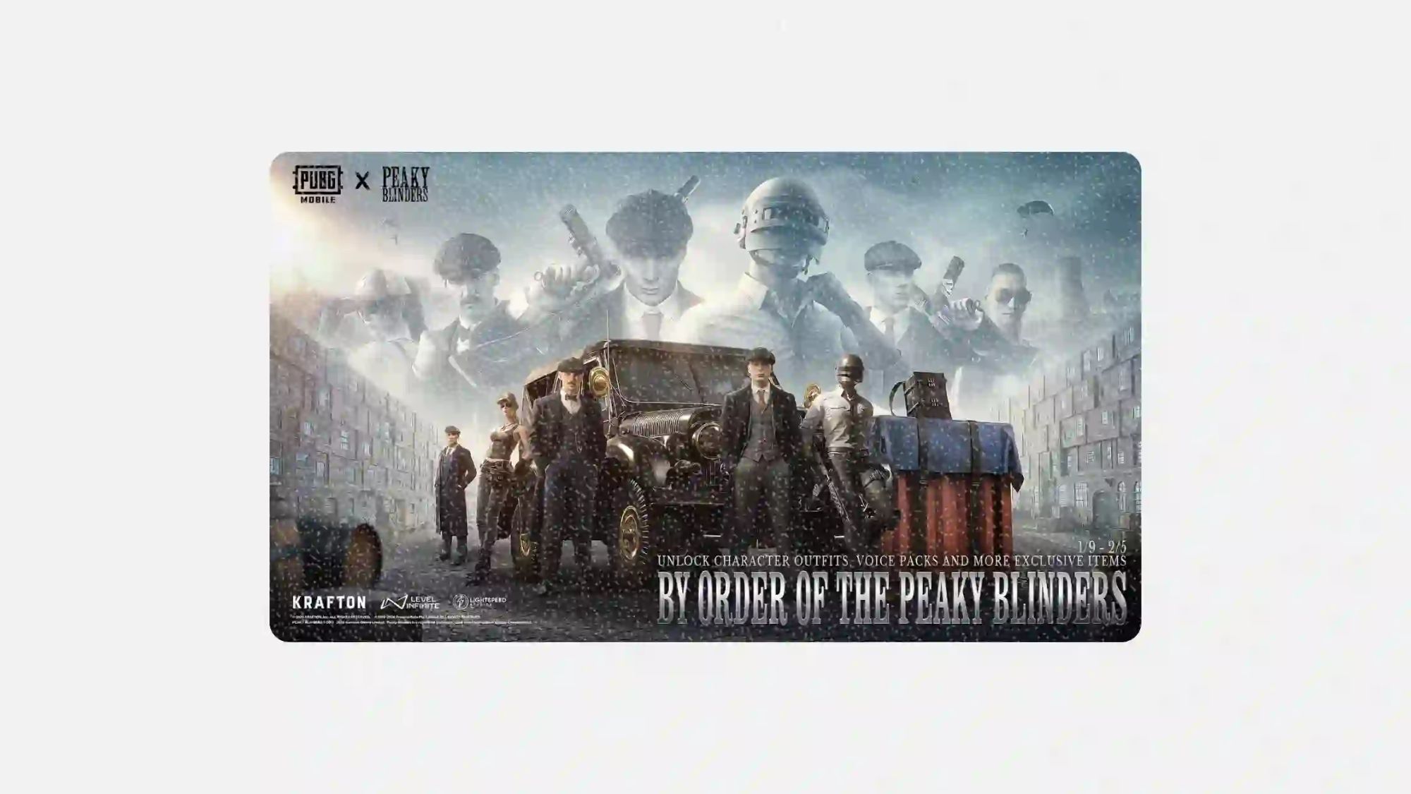 PUBG MOBILE brings Peaky Blinders into the game