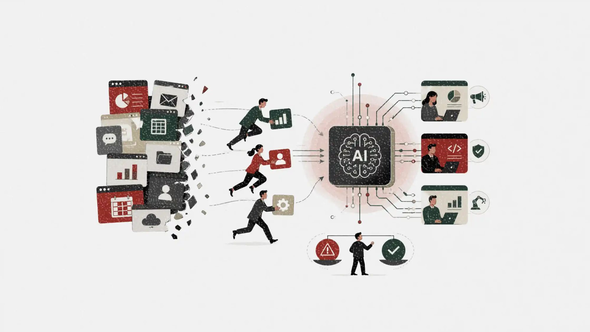 55% of businesses are consolidating software tools to adopt AI