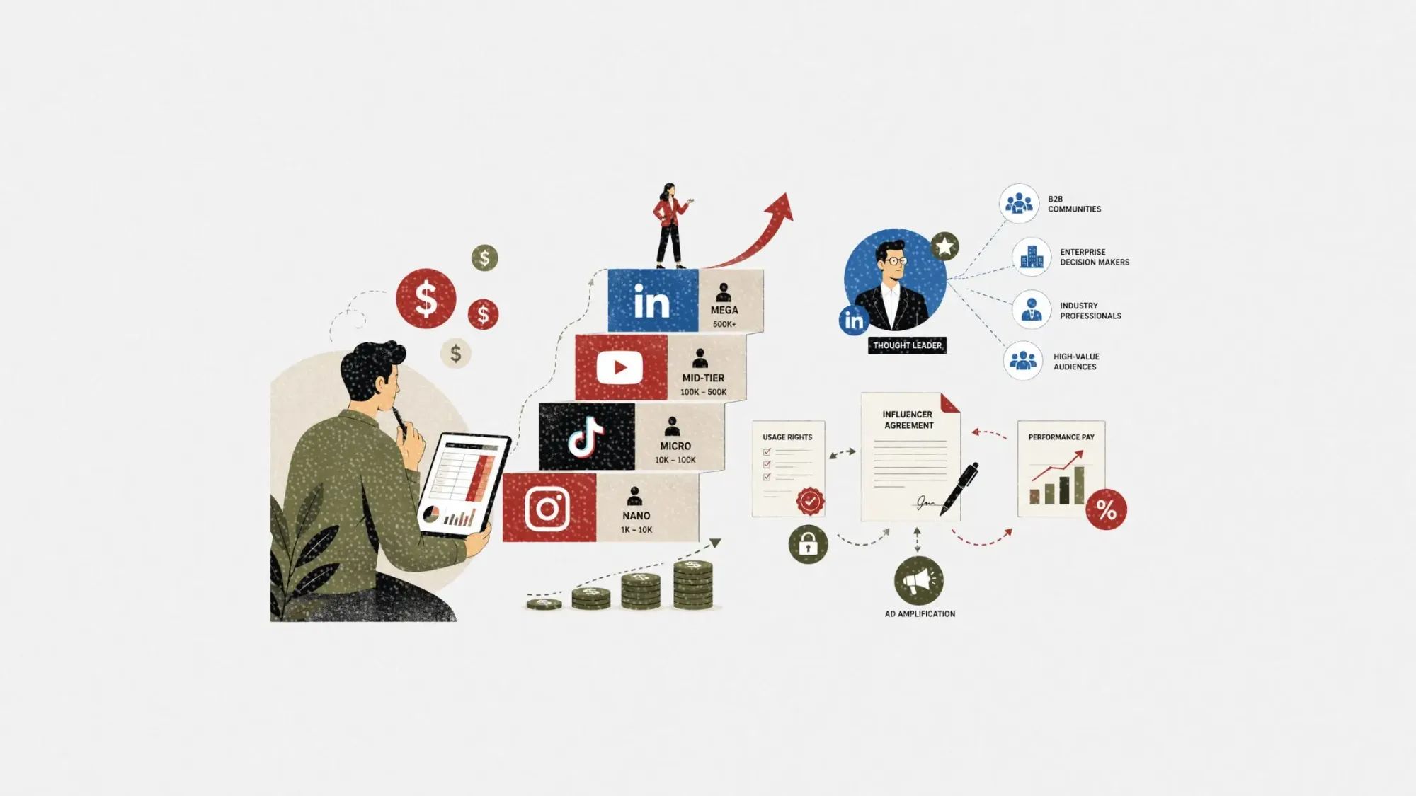 Influencer marketing cost: 2026 rate card by tier and platform