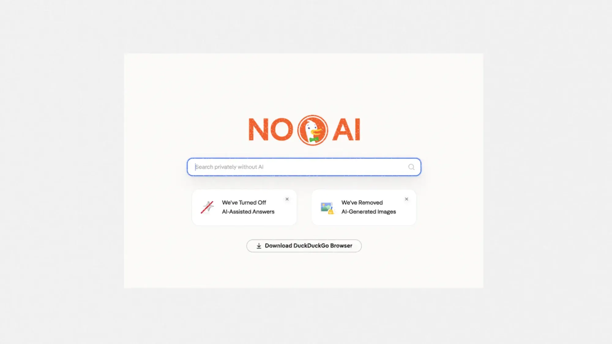 DuckDuckGo’s no-AI search gains momentum as users push back on AI-first search