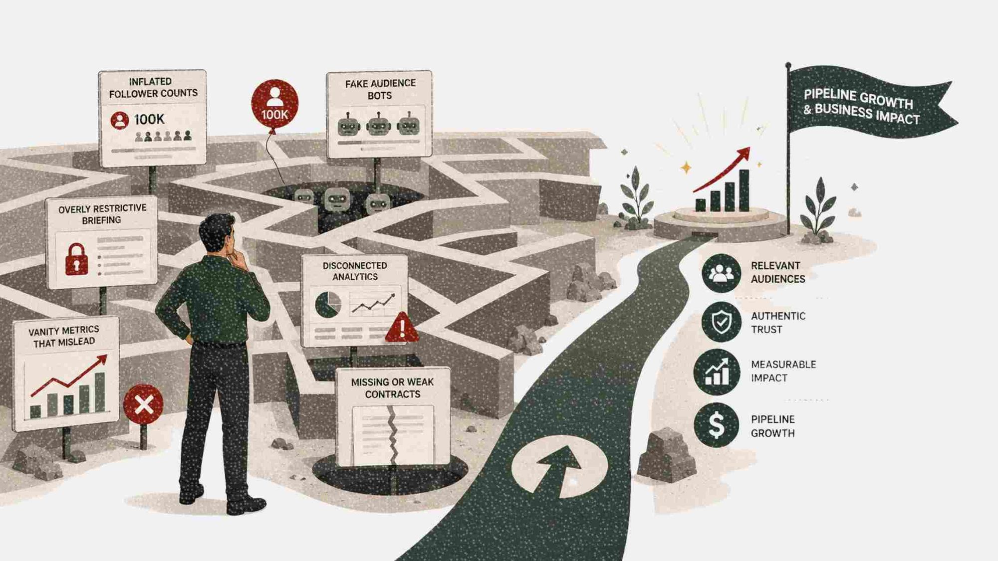 Influencer marketing mistakes B2B brands keep making in 2026