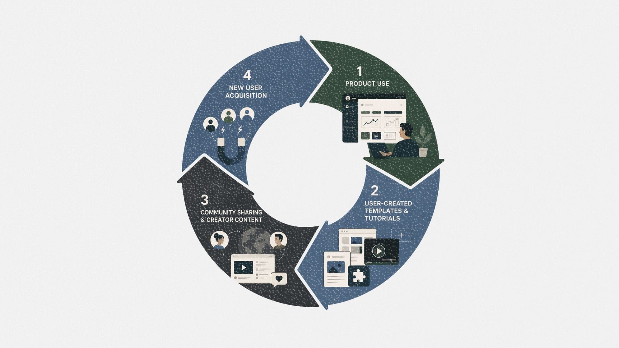 The PLG-influencer flywheel: how Notion, Figma, and Canva turn users into growth engines