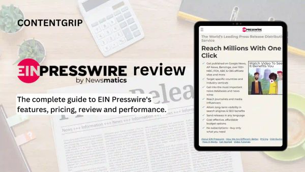 EIN Presswire review: pros, cons, and best features