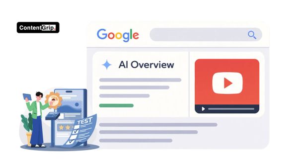 YouTube videos appear in Google AI Overviews