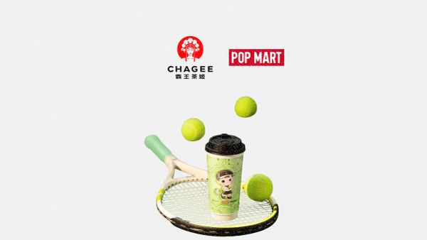 CHAGEE x POP MART: tea meets tennis in a lifestyle play for Gen Z