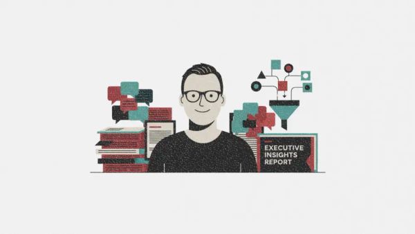 How a B2B content writer turned 25 executive interviews into a flagship report in half the time