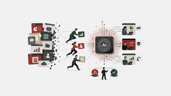55% of businesses are consolidating software tools to adopt AI