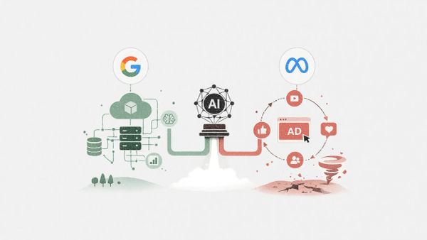 Google and Meta earnings show AI is driving growth, but at very different costs for marketers