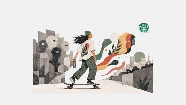 Starbucks Chilled Coffee reframes RTD marketing around self-expression, not energy boosts