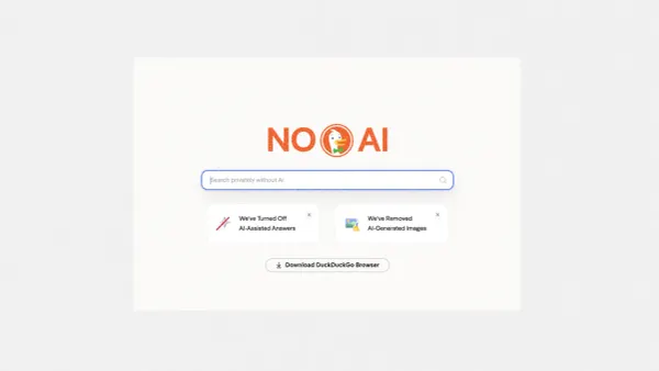 DuckDuckGo’s no-AI search gains momentum as users push back on AI-first search
