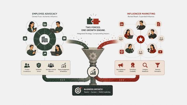 Employee advocacy vs influencer marketing: why B2B brands need both