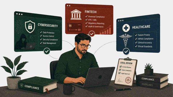 Influencer marketing for cybersecurity, fintech, and healthcare B2B categories