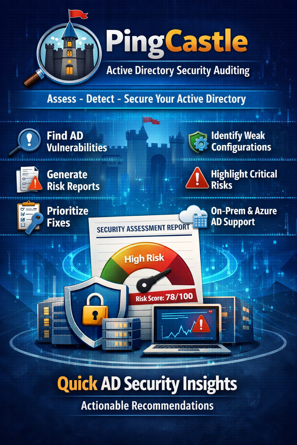 PingCastle - Active Directory Security Auditing tool