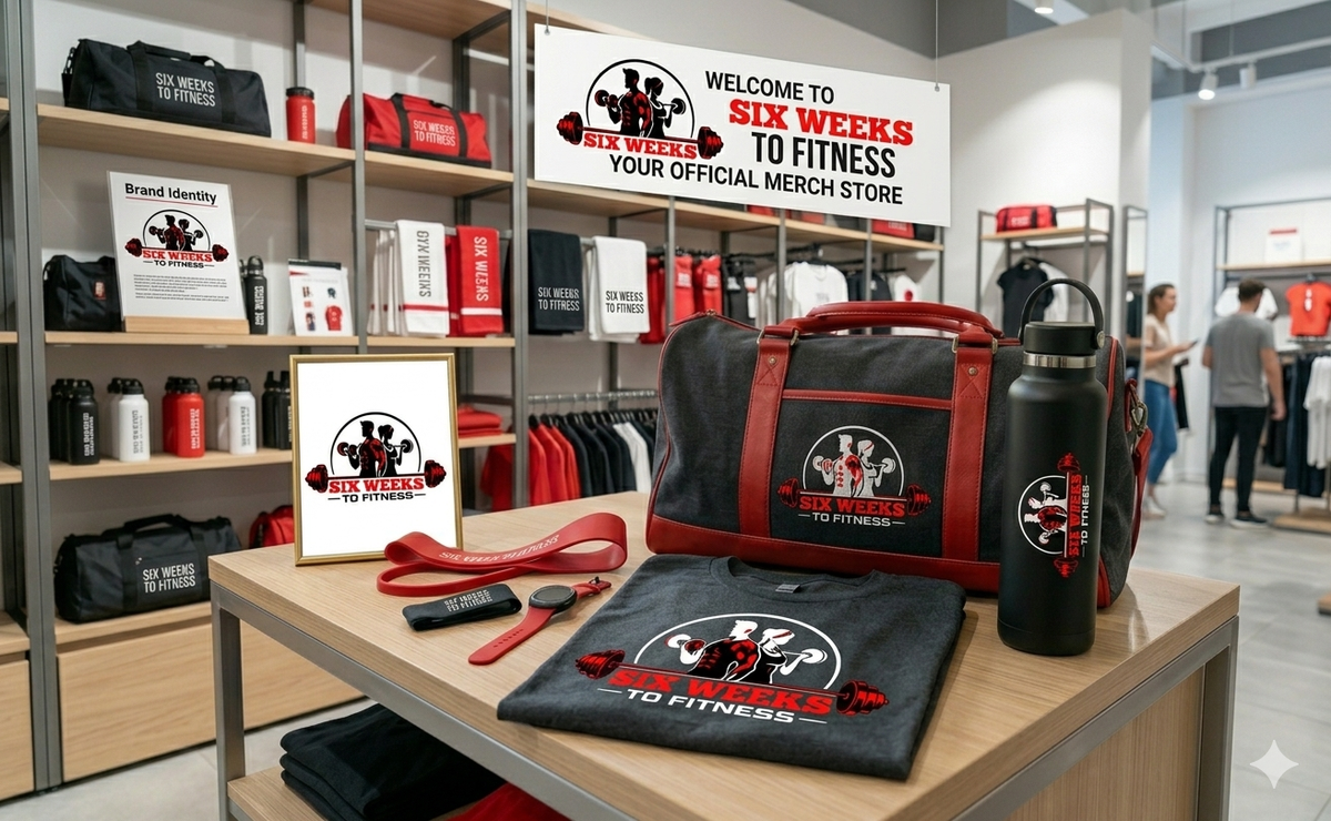 Exciting News: Official Six Weeks to Fitness Merch Arriving This July!