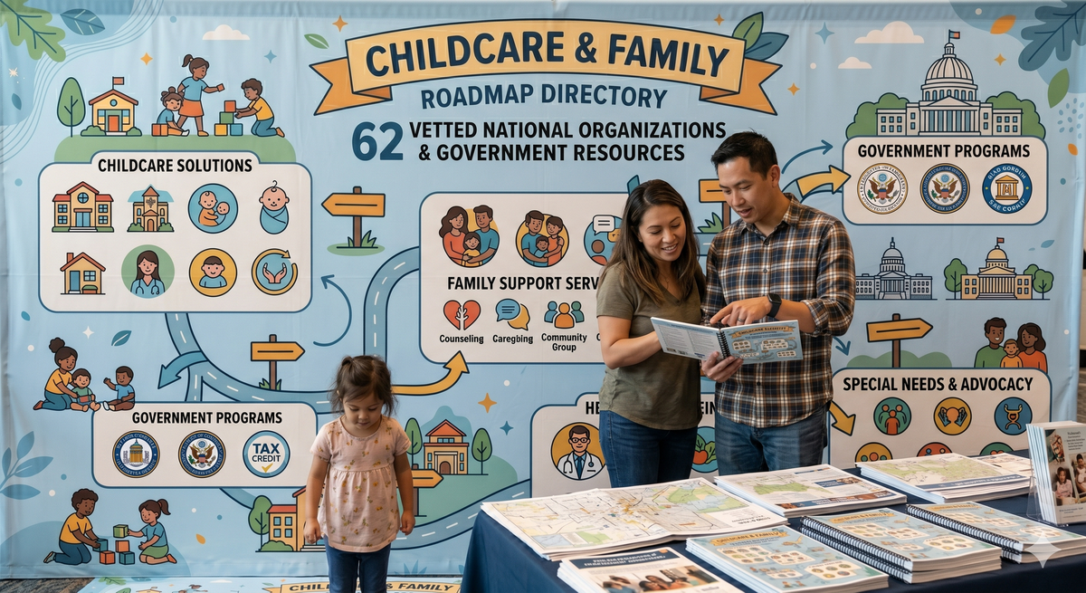 Childcare & Family Roadmap Directory: 62 Vetted National Organizations & Government Resources
