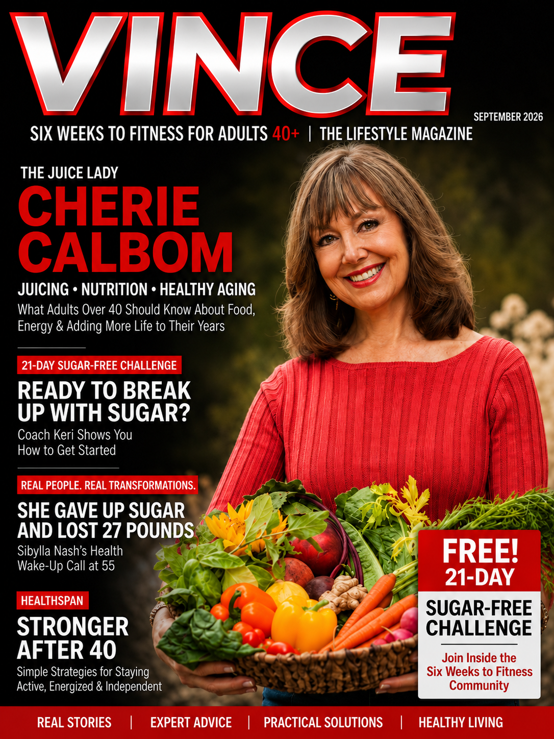 VINCE LIFESTYLE MAGAZINE FOR ADULTS 40+